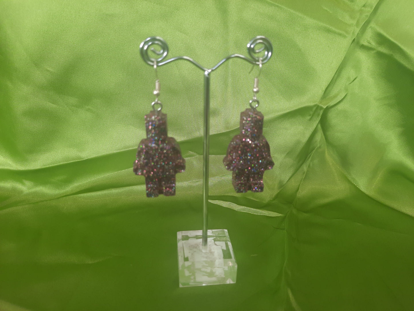 Resin Minifig Earrings