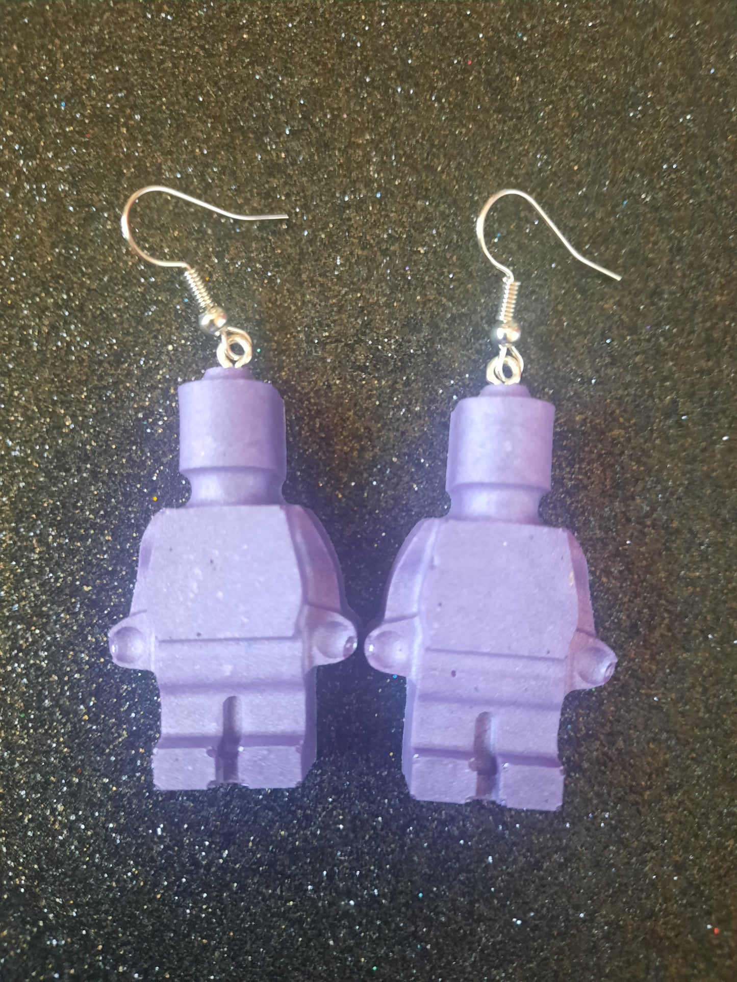 Resin Minifig Earrings