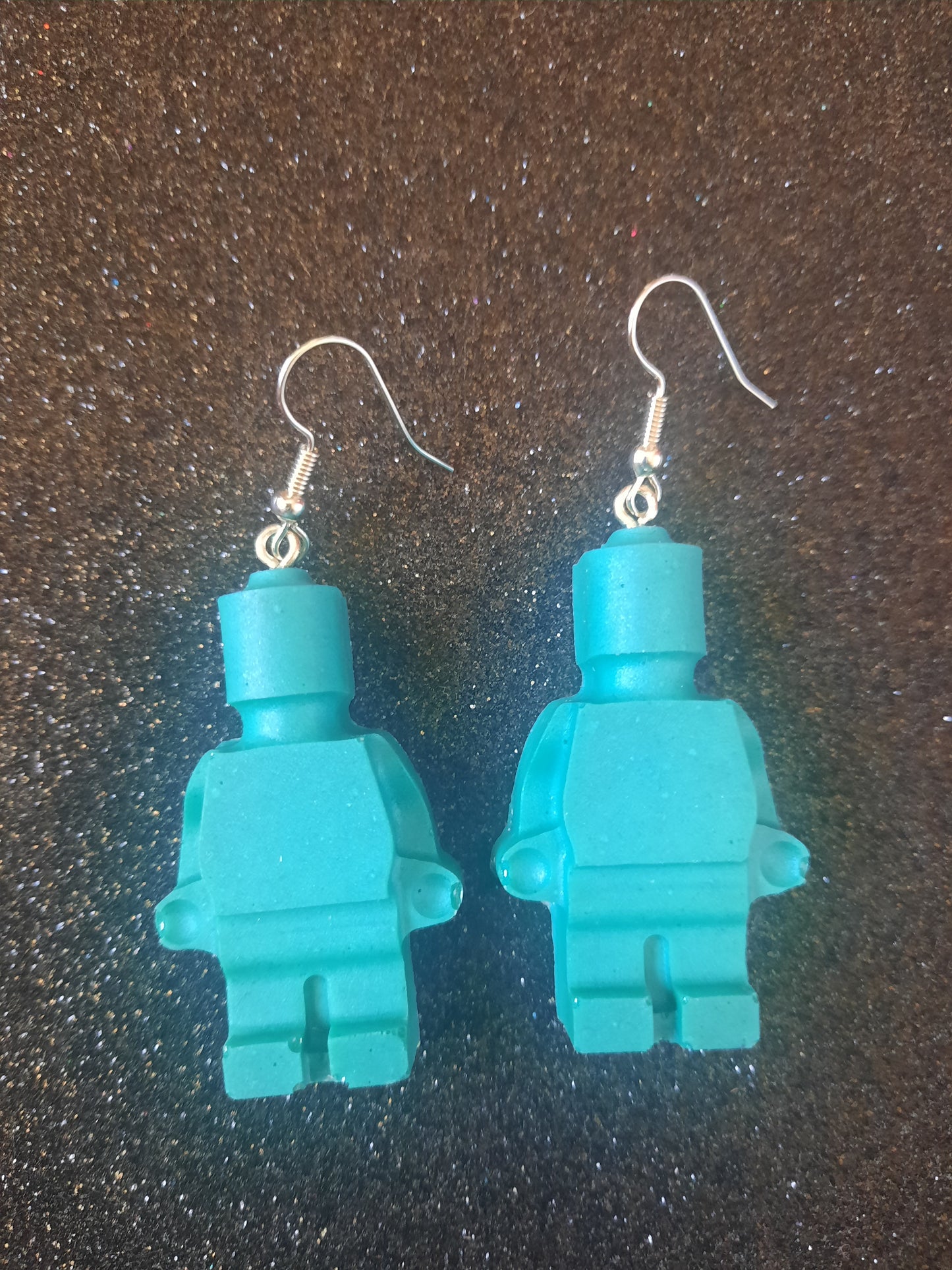 Resin Minifig Earrings