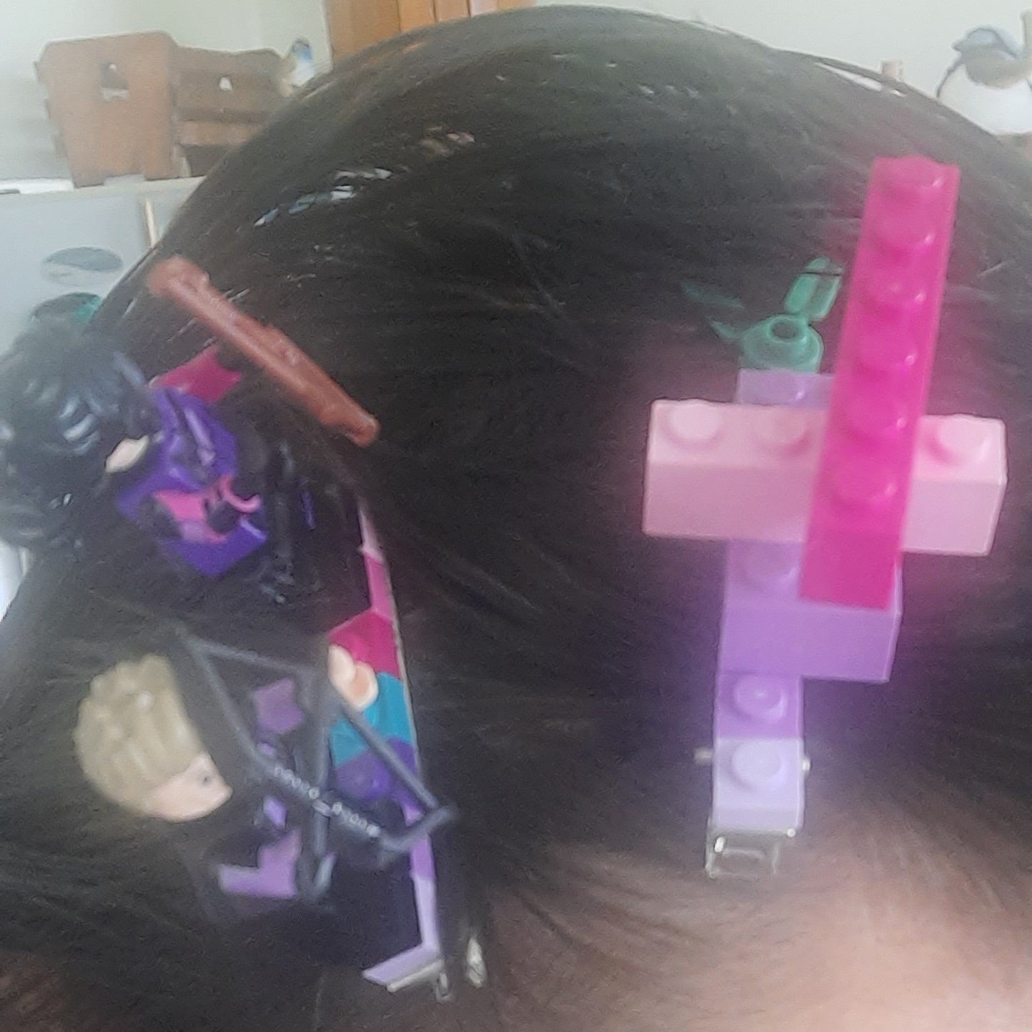 "Lego" Hairclips