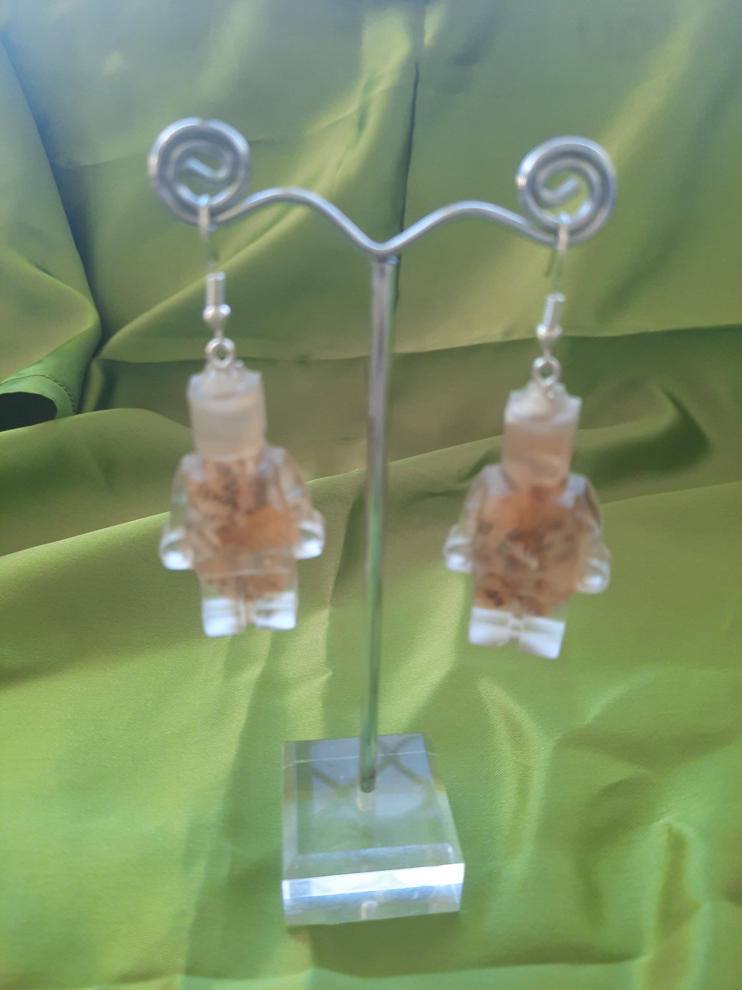 Resin Minifig Earrings