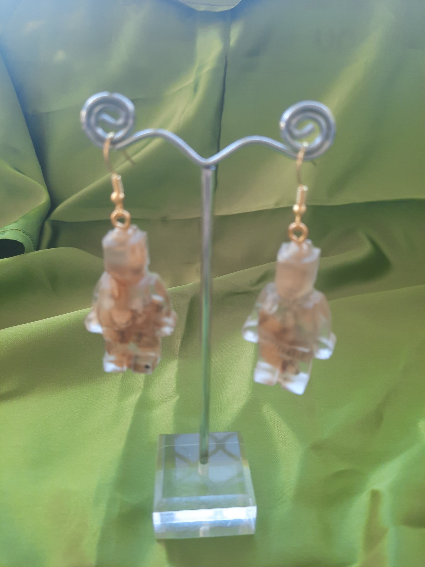 Resin Minifig Earrings