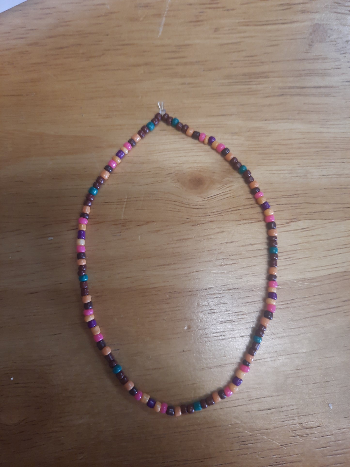 "Wild Flowers Wild Horses" seed bead bracelet