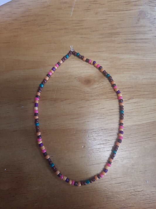 "Wild Flowers Wild Horses" seed bead bracelet