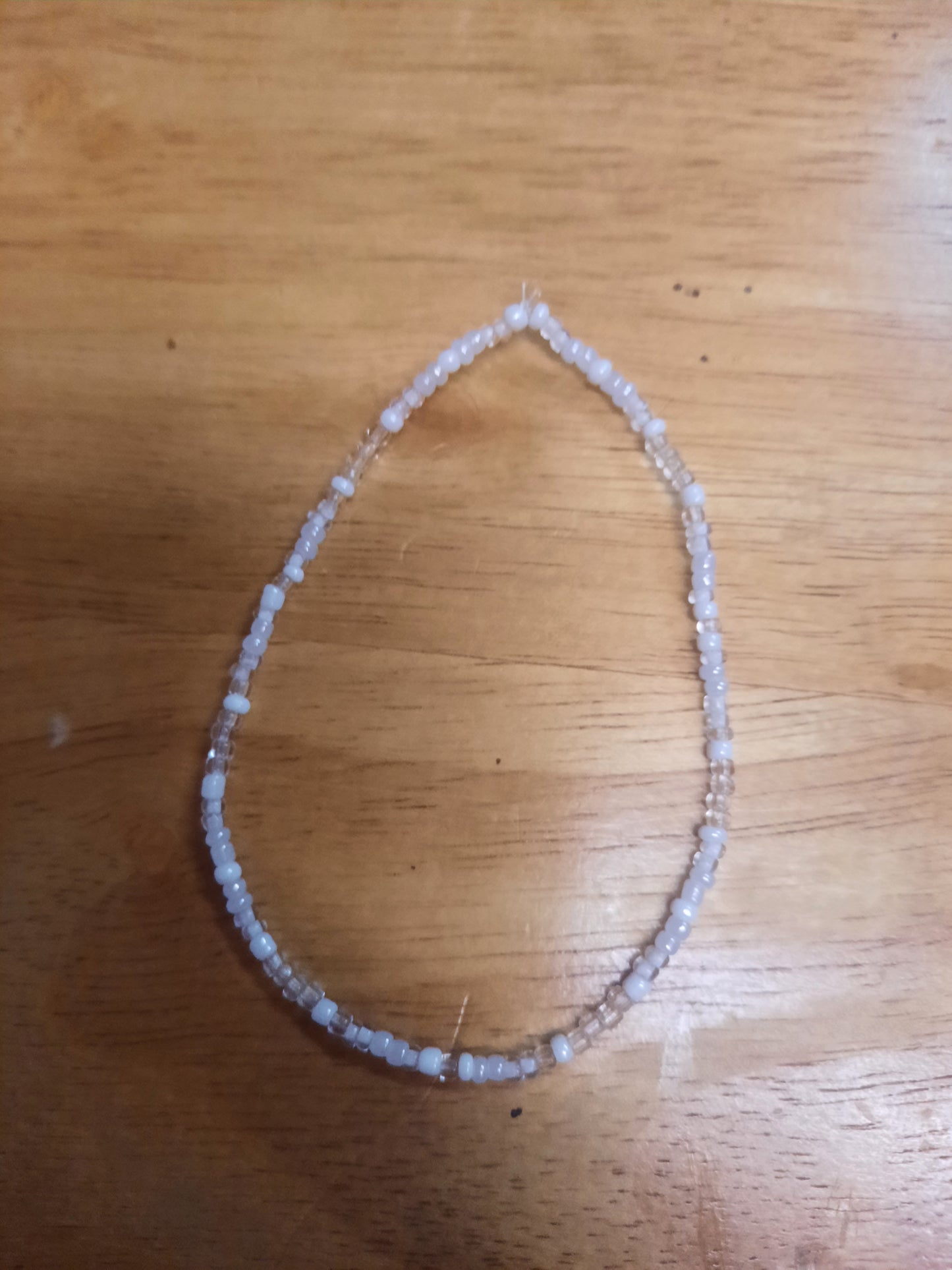 'Rhinestone Cowgirl" seed bead bracelet