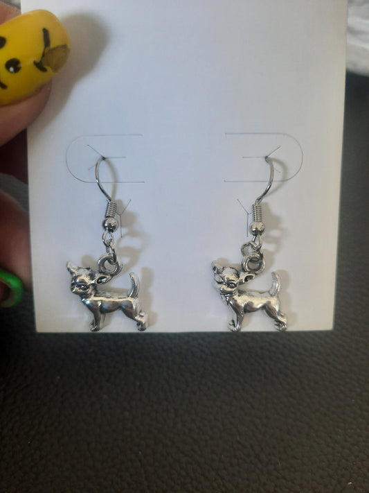 Dog Earrings