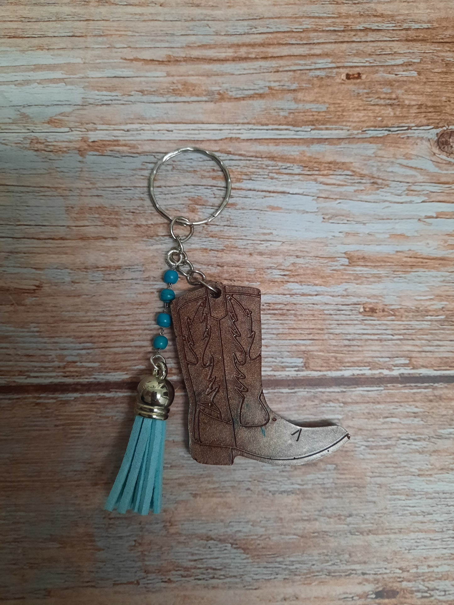 Country and Western Keyring