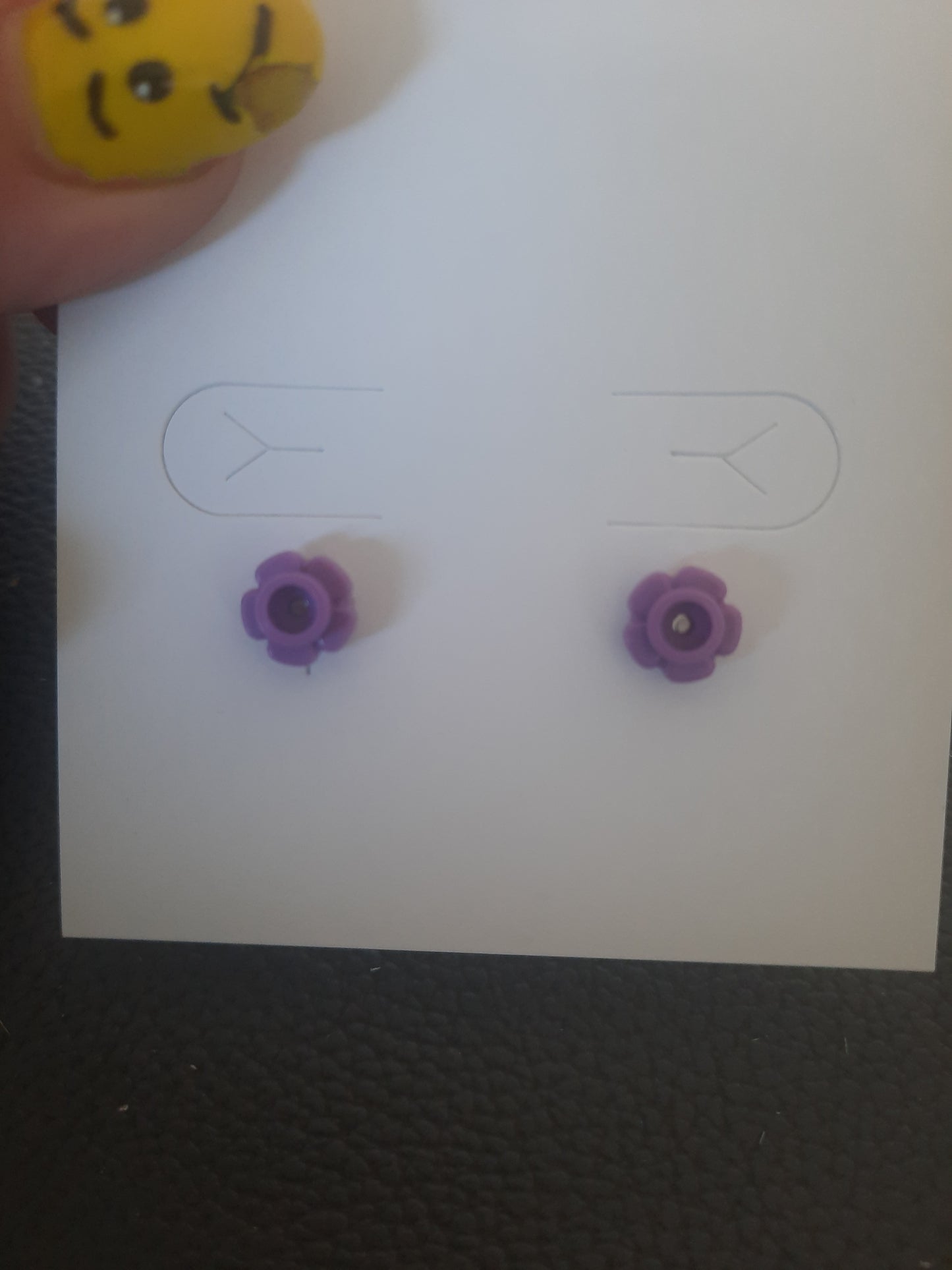 "LEGO"  Flower Earrings