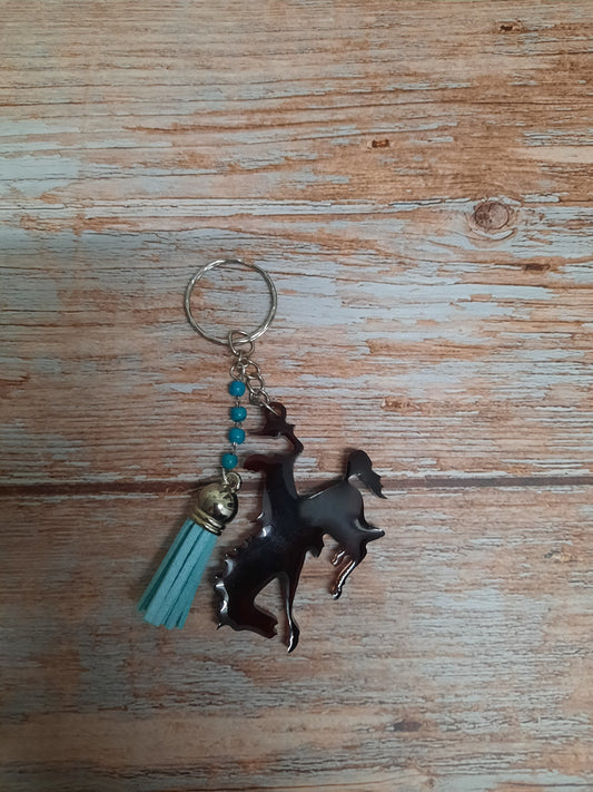 Country and Western Keyring